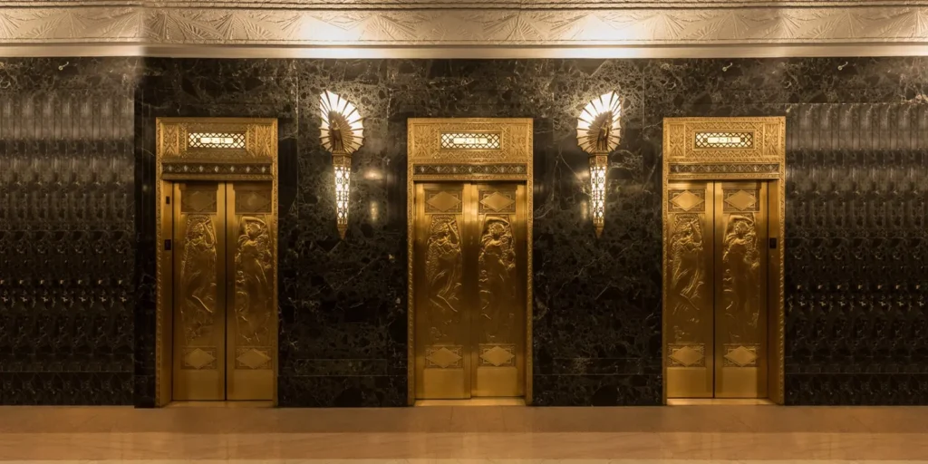 types of escalators and elevators